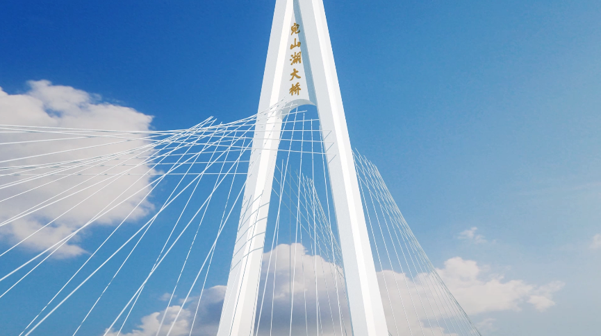 大桥3d建筑生长漫游动画lumion动画演示—上海虎置动画